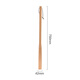 Made in Tokyo, beech wood shoehorn with long handle, shoehorn for putting on shoes, lifting shoehorn for taking off shoes, shoe puller, 75cm long, unpainted wood color