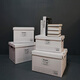 
Moving carton storage box with lid down jacket paper storage box student book office storage box large size 701 three-layer waterproof