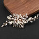 Ming Fujian Xi's mother-in-law's headdress pearl rhinestone hair comb mother wedding dress hairpin pin U-shaped hairpin hairpin hairpin hairpin LB1011
