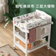 
Yinghe Diaper Table Solid Wood Baby Care Table White Multifunctional Massage and Bathroom Changing Table White Diaper Table + White Latex Pad - Partition Board