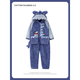 Shantoulin Village Shark Herren Herbst und Winter Großgröße einteiliger Pyjama 2024 Teenager Plüsch verdickte Korallenfell Heimkleidung ypf einteilig 3891 Braune Hirsche M Größe 160c/95jin [Jin gleich 0,5 kg]