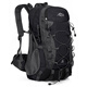 INOXTO Eagle Figure 40L Large Capacity Hiking Backpack Outdoor Camping Water-Repellent Mountaineering Bag 443A-1 Black