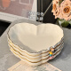 Xibai Shenggao Beauty Ceramic Bowl para el tazón de tazón de vegetales Tazón de sopa de doble oreja con tazones y chocas de tazones