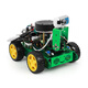 CreateBlock Raspberry Pi Car Raspberry Pi 5 Smart Car Visual Visual Ai Mcnum Wheel Programming Robot Development Board Identification Visual Identification et suivi Metal Metal Ai Wheel Car (PI5 / 16G Motorard)