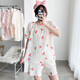 Filipino Serand Pajamas de gran tamaño más Fat Fat Plus Women 300 Jin [Jin equivale a 0.5 kg] Algodón de algodón de verano Estilo delgado de manga corta más Fat Plus Size Ropa para el hogar KKH12186# 3XL Código (170200 Jin [Jin equivale a 0.5 kg])