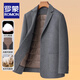 Romon Hiver Nouveau costume de combinaison pour hommes d'âge moyen Collier en laine Duck amovible Down Down Inner Dada Veste d'hiver Couleur marron masculine 180 / xl [Convient pour 135-150jin [Jin est égal à 0,5 kg]]]