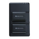 Fengbiao (FB) Sony Handheld DV Batería de litio adecuada para AX700/60/45/30 CX680/610 PJ675 Cargador de asiento [1800MAH] FV70A Two Electric Dual Cargo Conjunto