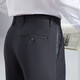 SEVEN rhino pleated trousers men's trousers spring and summer business versatile gray straight suit long trousers dark gray 32 170/80A