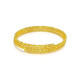 Qianjun Lao Phoenix Gold Store Gold 999 Bungee Bracelet Flashing Three Circles Bounce Beads Memory Elastic Broken Gold Plated 5 1.35g