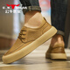 Bull Family G.N.Shijia Men's Shoes Summer retro Retro de una sola capa de vaca Trabajo espeso zapatos de cuero de cuero casual transpirable Brown 41