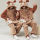 Junge Liebeswörter Pyjamas für Männer und Frauen Paare Korallenletzer Herbst und Winter plus Samt verdickte große Größe von Jugendlichen Casual Home Clothing-Anzüge von YPF3891 Frauen XL (120-140jin [Jin gleich 0,5 kg]))