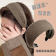 Mr. Ouyang's wide-brimmed hairband for women 2026 new style old money style high skull headband light luxury temperament widened hairpin headwear brown B00-303