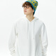 Miniso (MINISO) hooded sweatshirt men's heavy loose spring and autumn casual high-end youth trendy jacket Hemp gray XL