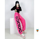 Hanchang Zunba Dance Costume Jazz Dance Top Femmes Dancing Jazz Suite de jazz tendance Sports Hip-Hop Street Dance Performance 393 Black Top 1049 Rose Red Pure Cotton Pants xxl