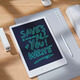 Xiaomi LCD small blackboard storage version can be erased and saved Bluetooth portable sharing home office electronic writing board children's color graffiti sketch charging painting connected mobile APP Xiaomi LCD small blackboard storage version