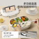 Made in Jingdong, lunch box office worker 316 stainless steel lunch box student microwave oven children lunch box large capacity 1.5L with insulation bag