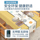 Baifei PVC rectangular table mat tablecloth no-wash oil-proof waterproof anti-scalding light luxury dining table living room coffee table tablecloth white plaid 110*160cm