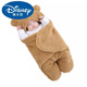 Disney (Disney) baby blanket newborn autumn and winter thickened blanket newborn baby anti-jump swaddle 0-3-6 months supplies blue-round legs Shu velvet size 6 suitable for 0-3 months