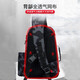Hevadallua bag, multifunctional pole-mounted lure waist bag, shoulder bag, rod bag, fishing rod bag, large capacity, waterproof, black camouflage, large capacity/various carrying methods/waterproof