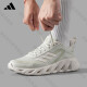 阿迪达斯ADIDAS男鞋女鞋白色运动鞋秋季新款轻便舒适休闲鞋网面透气跑步鞋 JH9854【官方正品 顺丰速发】 42