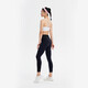 Keep Quick-drying elastic high-waist hip-lifting women's sports yoga pants fitness pants tight and slimming 12499 classic black L