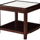
Crown Family Yuan Crown Family Yuan 1289# solid wood square table new Chinese living room corner table square solid wood rock panel side table length 600 width 600 height 500