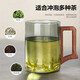 Eight Thousand Lines Crescent Filter Tea Cup Tea Water Separation Green Tea Special Men's Drinking Water Brewing Tea Glass Water Cup