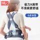 Pie de la cintura Newber Strap delantero Baby Baby Artefacto Afuerte Baby Out Ligero Breathable Supremo de abrazo de doble propósito [Perilla mejorada, liviana y fácil de usar] Yueying Grey