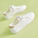 Menschlichem atmungsaktives Mesh-Leinwandschuhe für Frauen Sommer-Netz vielseitige Freizeitbrettschuhe Korean Thin Hollow Student Mesh kleine weiße Schuhe Beige 2575 38