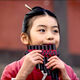 
Cheerful Panflute Miyue 8-tube children's plate ABS plastic resin handmade school homemade musical instrument music class DIY rubber band model 8-tube resin black Simple homemade