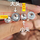 
Self-cut screw stainless steel 410 material installation high-end doors and windows high toughness German style large head - 410 stainless steel 7.5*12250 delivery lot head