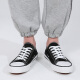 Italienisch Captain Casual Schuhe für Männer und Frauen klassische Star Leinwand Schuhe Low Top atmabable Sportplattenschuhe A21203 Schwarzer Männermodell 43