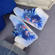 Slayer de demonios conjuntos: Zapatos periféricos para hombres de anime de cuchilla 2024 Spring and Autumn Iinosuke pareja zapatos deportivos Huili Ganyu Shop de mesa baja (azul rosa) Z2694D 36