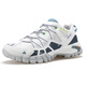 
Humtto outdoor hiking shoes four seasons wear-resistant non-slip casual shoes mesh breathable hiking shoes light hiking shoes white/light blue couple style-755 (breathable large hole) 38