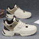 
Mountain Flower Creek [optional with velvet] Men's shoes for autumn and winter new cotton shoes for sports and casual running thick soles versatile dad's trendy shoes Rice brown [regular version]-2601 43