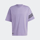 Adidas Clover Herren-Stoff Neuer Sport und lässig bedruckte runde Hals Kurzarm T-Shirt HM7998 HR3291 M
