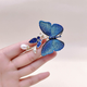 Suitable for Zhongyi, new luxury brooch for women, exquisite embroidered butterfly corsage, fashionable and personalized brooch, elegant golden rhinestone fireworks