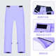Xiaoji xiaoxiang neige froide et chaude garçons et filles pantalon de neige enfant simple et double pantalon de snowboard épaissisé étanche nord-est phk9274b 105cm 110 (hauteur recommandée 100-)