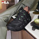 FILA Croissant Shoes Retro Sports Shoes Men's Winter Casual Shoes Dad Shoes Black-IB 42.5