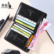 Kangaroo leather wallet men's card bag driver's license clip vertical wallet multi-function 2025 new short leather wallet black two-fold