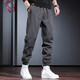 Cotton Casual Hosen Herren Frühlings- und Herbst-Männer-Sporthosen Harem Hosen Arbeit Hosen Männer vielseitige Bindungshosen Herrengröße für Männer (115jin [Jin entspricht 0,5 kg] -130jin [Jin gleich 0,5 kg]))