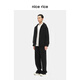Nice riz bon riz 400g en tout-coton Terry Tissu en moule en bas du fond fait de vieux sweats à capuche lâches NGD12048 lavage noir (400g) xl