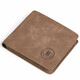 Mashalanti Sanyuan Lipi Herren Brieftasche Trendy Short Wallet Multi-Card Multifunktionskartenpack Jungen Geburtstag Geschenk für Freund Kaffee Neue Modestil