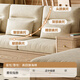 
Big Ye and Maple Solid Wood Sofa Nordic Style Ash Wood Sofa Large Apartment Sofa Living Room 2025 New Log Style Sofa Four-person Seat + Imperial Couch Log Color