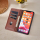 Ju Xiaozhi eignet sich für Honor X60 Mobiltelefon Hülle Flip Leder Hülle BRC-AN00 Wallet Card Case Full-Pack Anti-Fall-Fall-Innenhülle High-End-Ledermagnetanhang Honor X60 [Black]