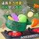 
Eve Stone SPECIAL GIRL LIKE YOU Children's House Kitchen Toy Set Mini Cooking Kitchen Toys Birthday Gift for Little Girls 3-6 Years Old 80CM Sound and Light Spray Kitchen Red