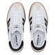 ADIDAS Store Oficial Ship Store Clover Women's Women's Women For Spring New Breathable Casual Ligera Ligero Resado Repasado Casual Running Sports Sports Ji1349 White/Número Uno Negro 36