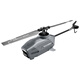 
4DRC helicopter remote control toy mini aerial photography reconnaissance drone aircraft model obstacle avoidance aircraft children's gift Black bee reconnaissance aircraft [dual battery]