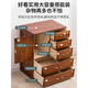 
Diliang chest of cabinets solid wood chest of cabinets for household simple modern bedroom storage cabinet with lock drawer cabinets living room seven-door storage cabinets solid wood cabinets 37*28*40.5cm]LS-12014