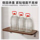 Yonghuan mur de rangement de rangement mur pending table pliante table cuisine stockage une pièce table de salle à manger décoration mur pending planche pliante couleurs de noix 12040cm